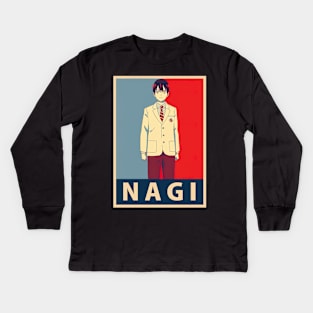 Nagi Umino Kids Long Sleeve T-Shirt